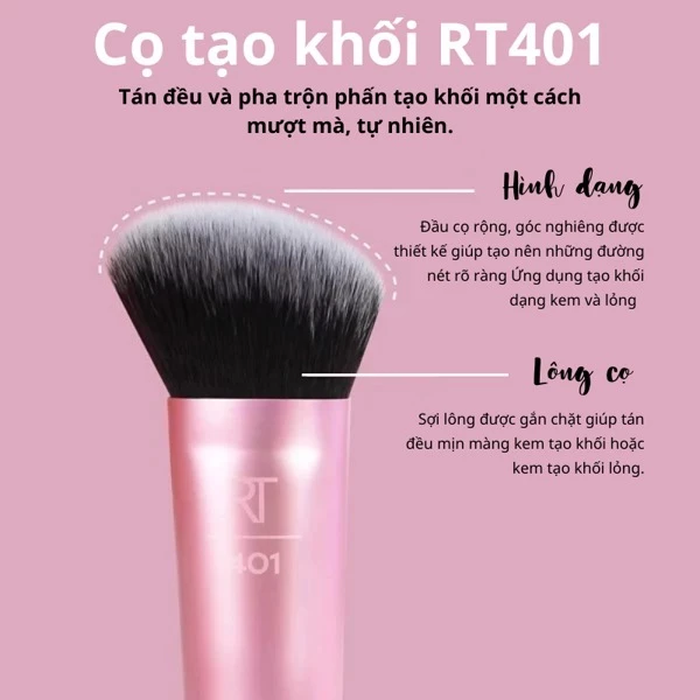  Cọ Tạo Khối RT REAL TECHNIQUES Sculpting Brush 01432